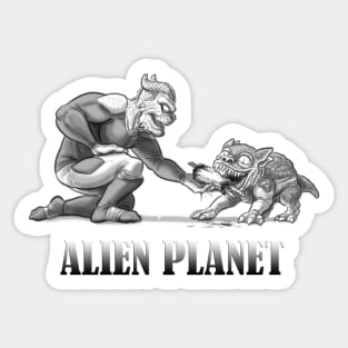 Alien Planet - Feeding Time Sticker